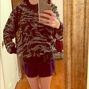 CONSIGNED Alexander Wang Mesh Burnout Effect Wool Sweater